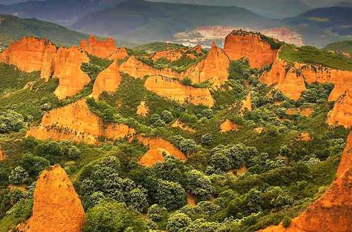 las medulas paisaje